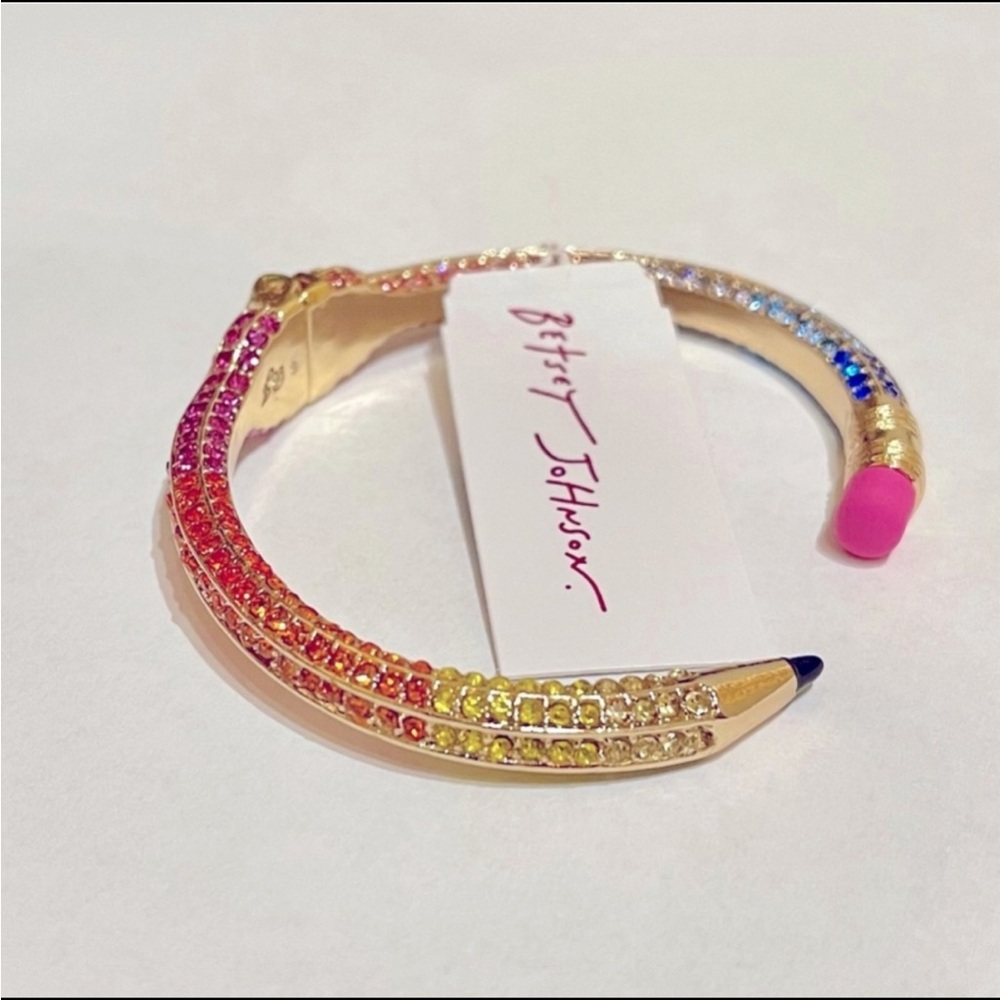 Betsey Johnson Multicolor Pencil Bracelet